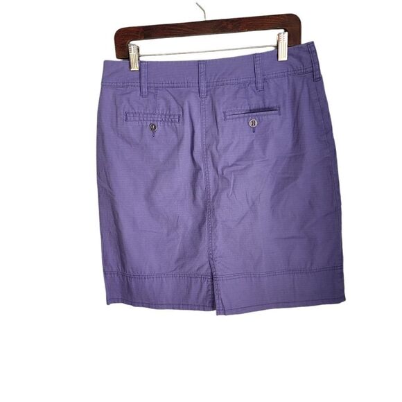 Tribal Women’s Flat Front Button Closure Mini Skirt Lilac Purple Size 8 - Picture 3 of 5